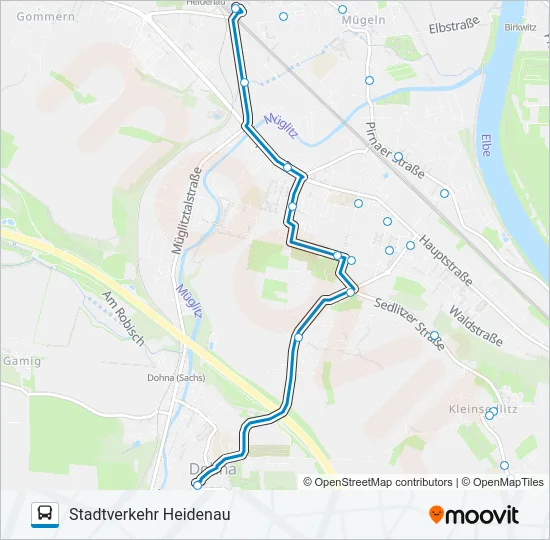 A Bus Line Map