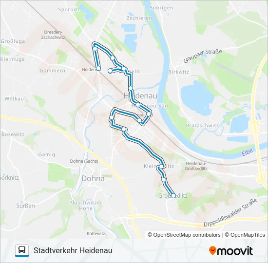 A Bus Line Map