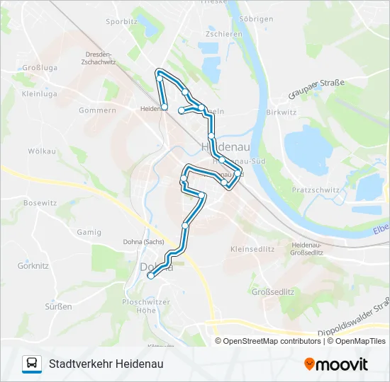 A Bus Line Map