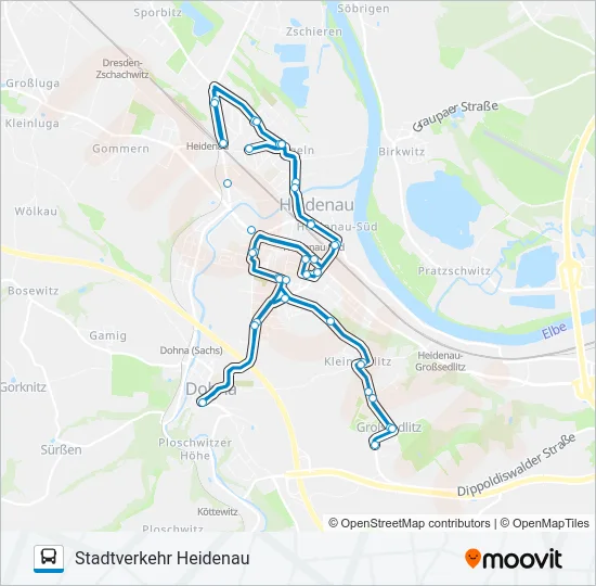A Bus Line Map