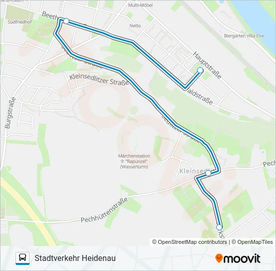 A Bus Line Map