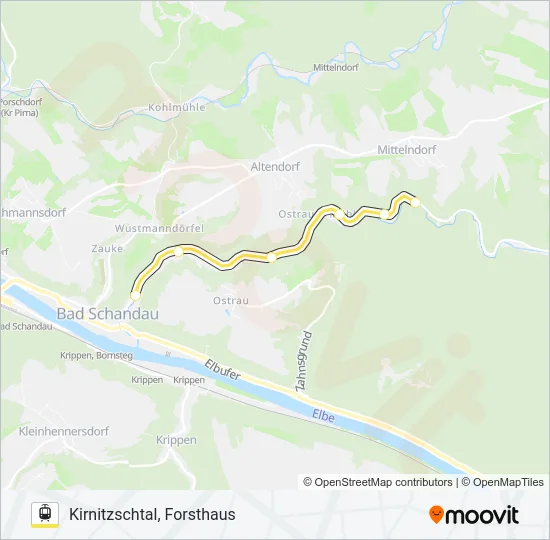 K Light Rail Line Map