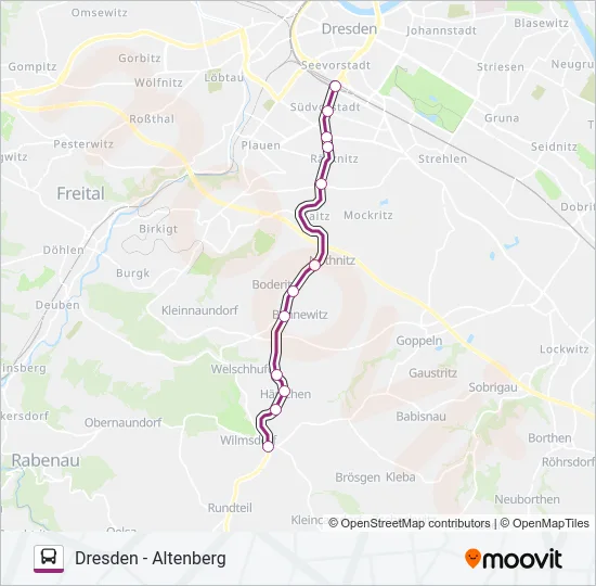 +360 Bus Line Map