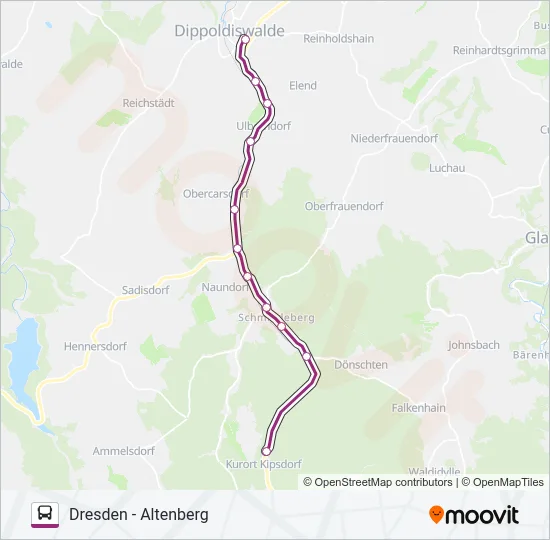 +360 Bus Line Map