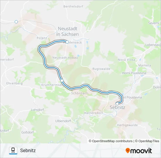RB71 Train Line Map