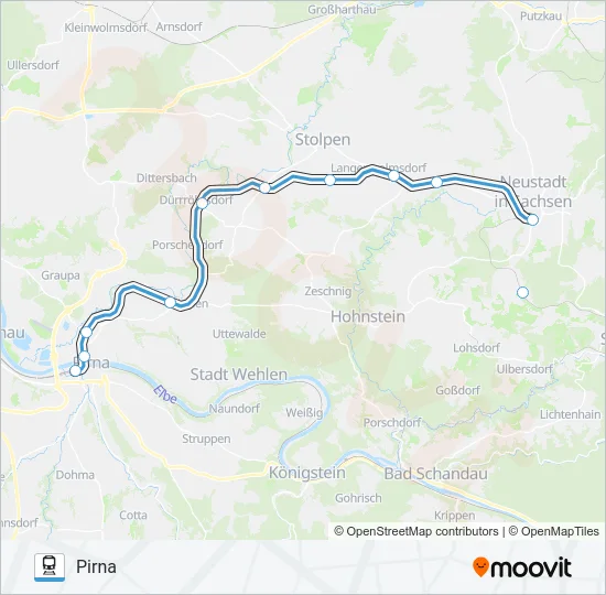 RB71 Train Line Map