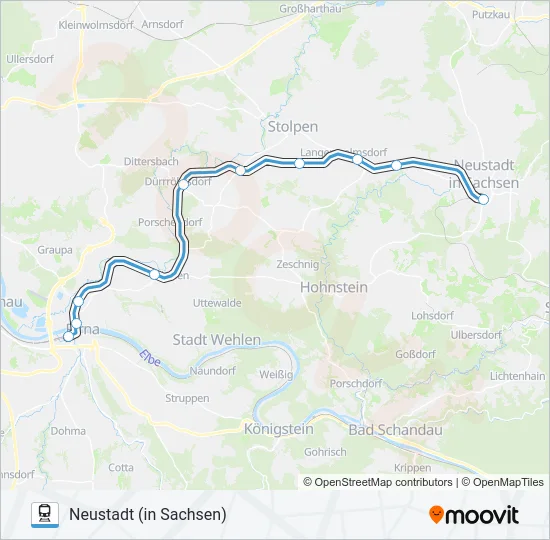 RB71 Train Line Map