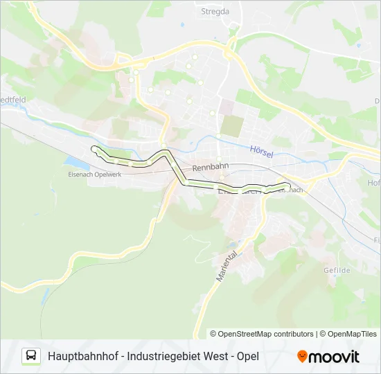 9 Bus Line Map