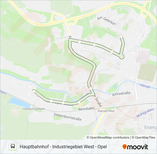 Автобус 9: карта маршрута
