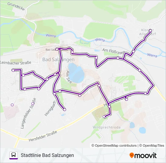 A Bus Line Map