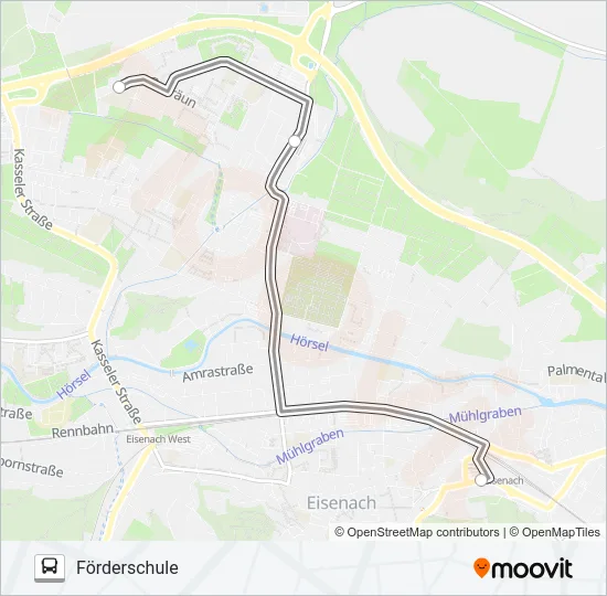 26 Bus Line Map
