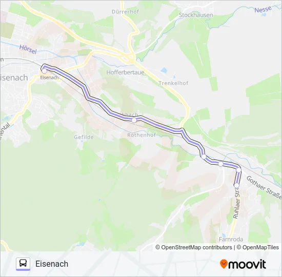 47 Bus Line Map