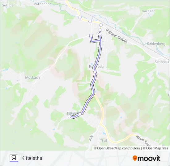 47 Bus Line Map