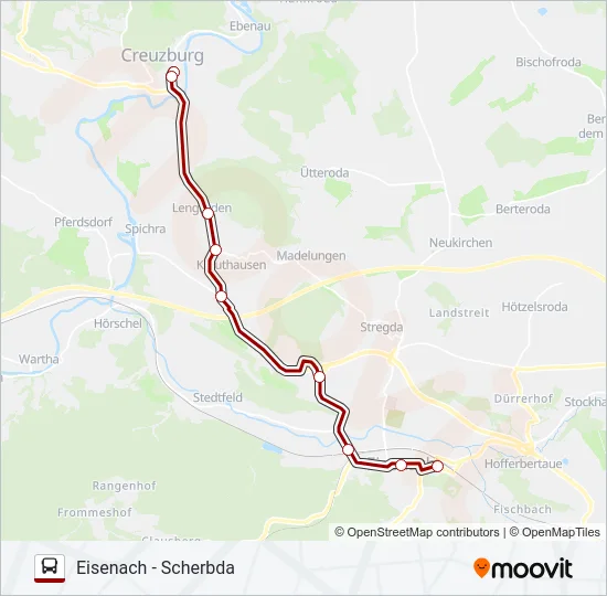 92 Bus Line Map