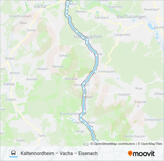 101 Bus Line Map