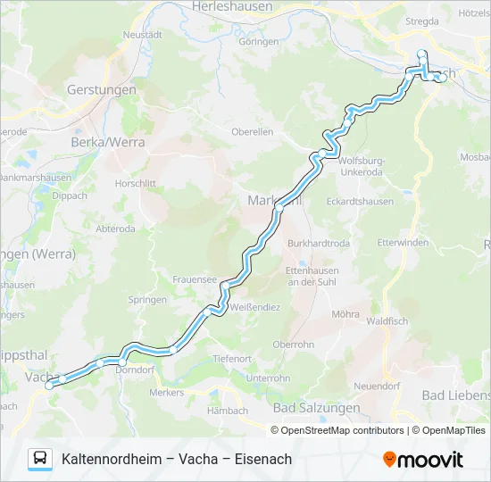 101 Bus Line Map