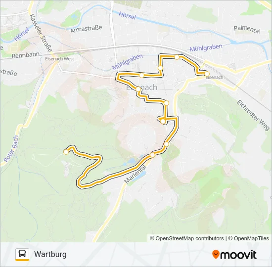 3 Bus Line Map