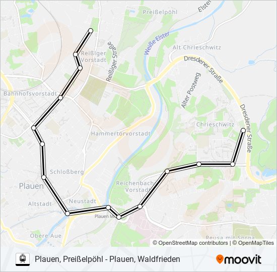 2 light rail Line Map