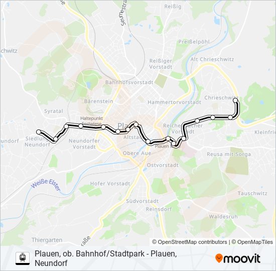 3 light rail Line Map