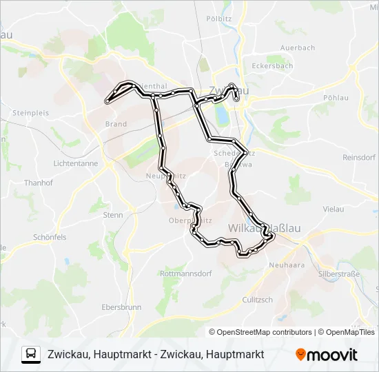A Bus Line Map