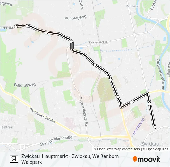 C Bus Line Map