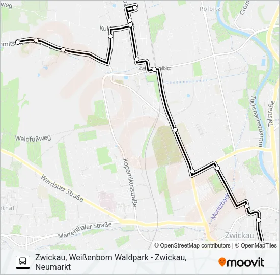 C Bus Line Map
