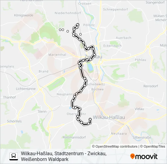 10 Bus Line Map