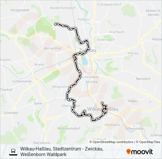 10 Bus Line Map