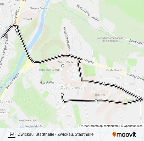 Автобус 23: карта маршрута