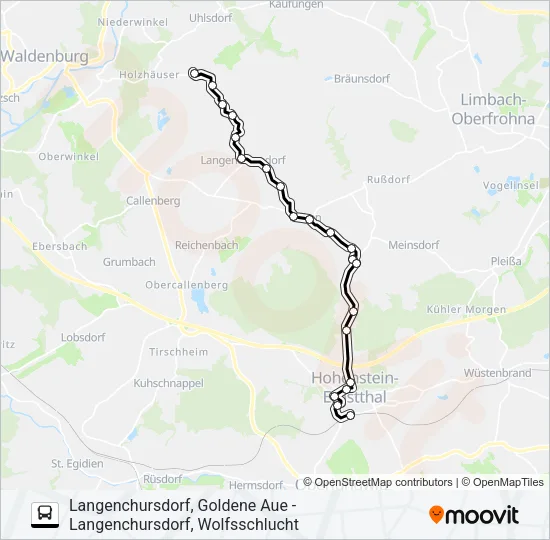 113 Bus Line Map