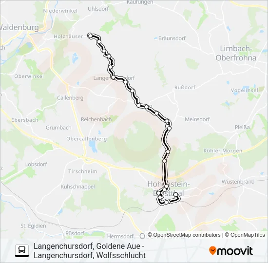 113 Bus Line Map