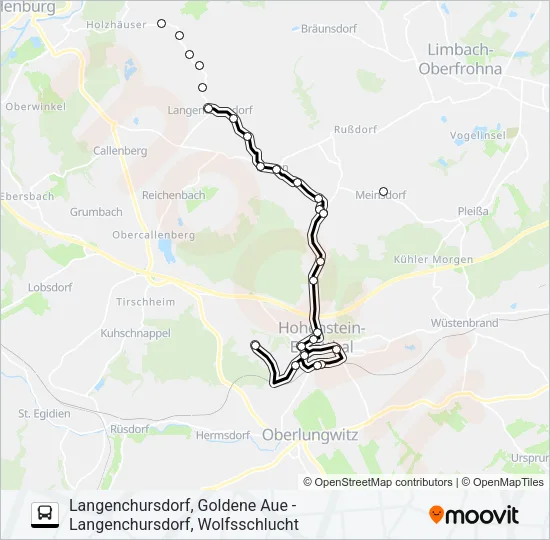 113 Bus Line Map
