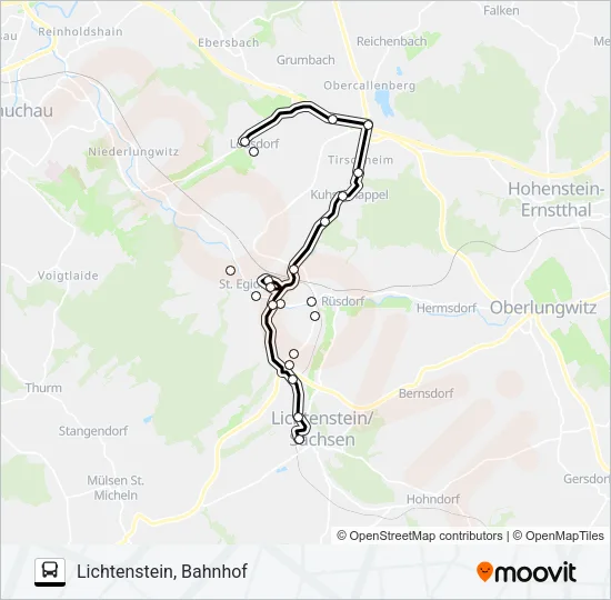 118 Bus Line Map