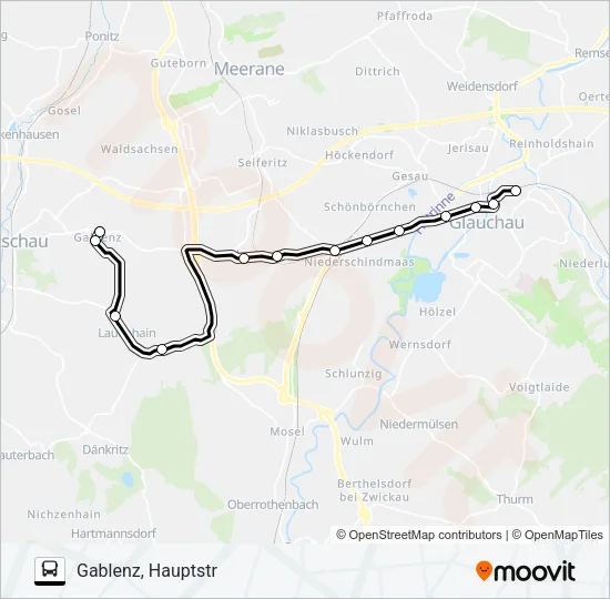 119 Bus Line Map