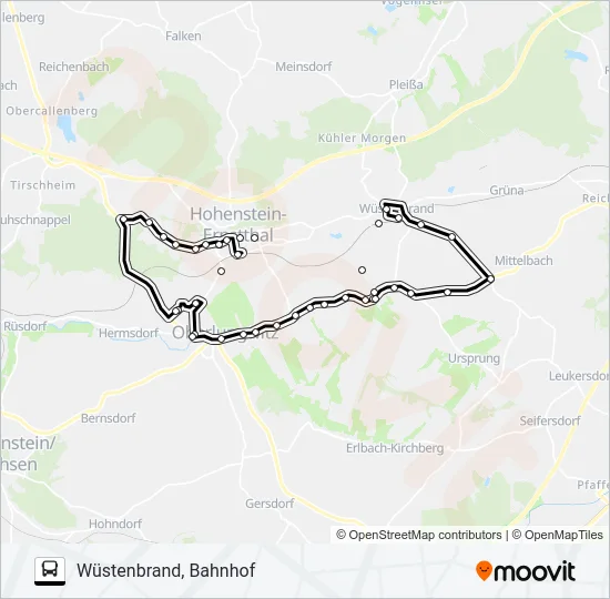 125 Bus Line Map