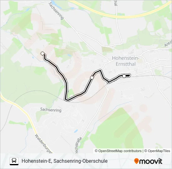 125 Bus Line Map