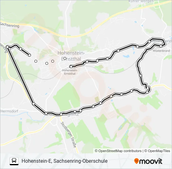 125 Bus Line Map