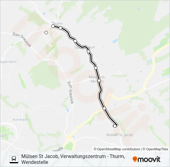 140 Bus Line Map