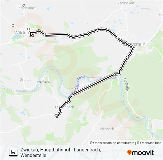 141 Bus Line Map