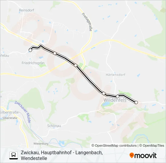 141 Bus Line Map