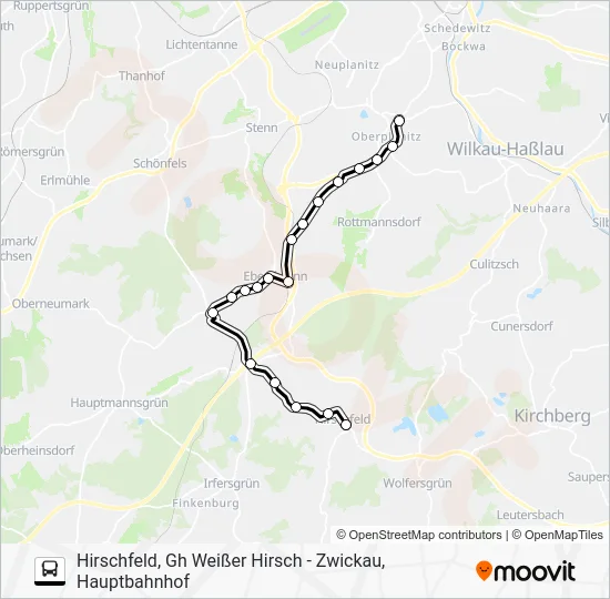 Автобус 143: карта маршрута