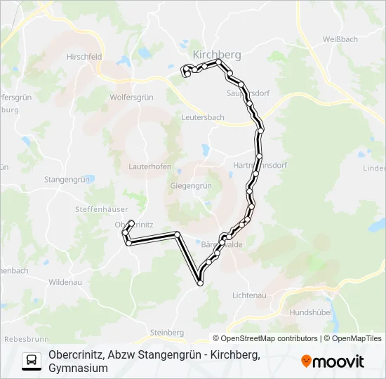 147 Bus Line Map