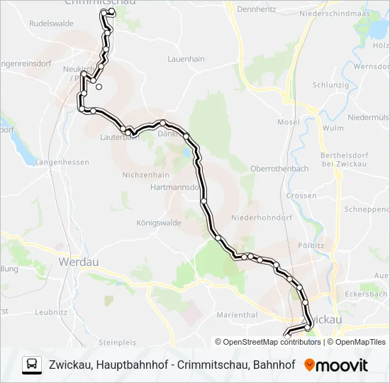 159 Bus Line Map