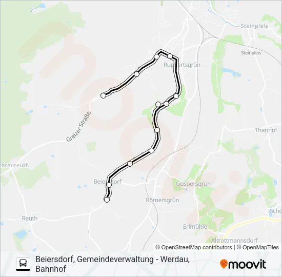 162 Bus Line Map