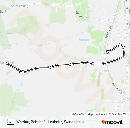 163 Bus Line Map