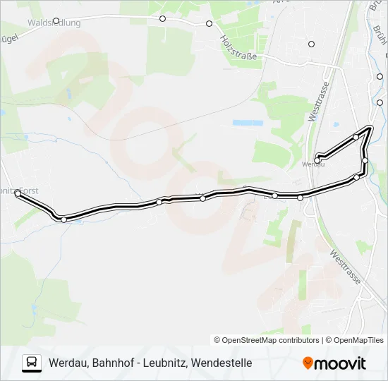 163 Bus Line Map
