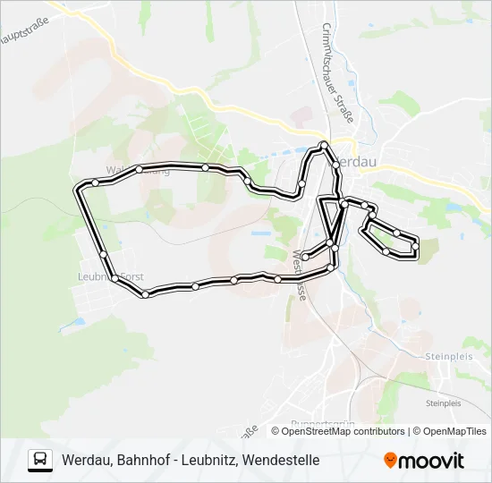 163 Bus Line Map