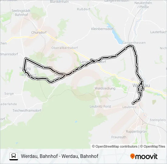 164 Bus Line Map