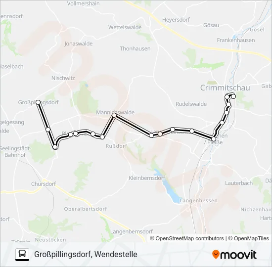 171 Bus Line Map