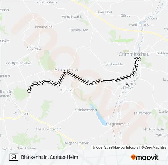 171 Bus Line Map